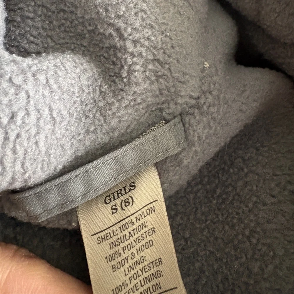 REI gray and pink winter jacket small size 8